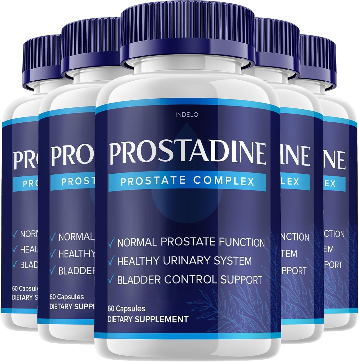 Prostadine Cápsulas (5 Pack) - Fórmula Oficial de Máxima Potencia - 300 Cápsulas