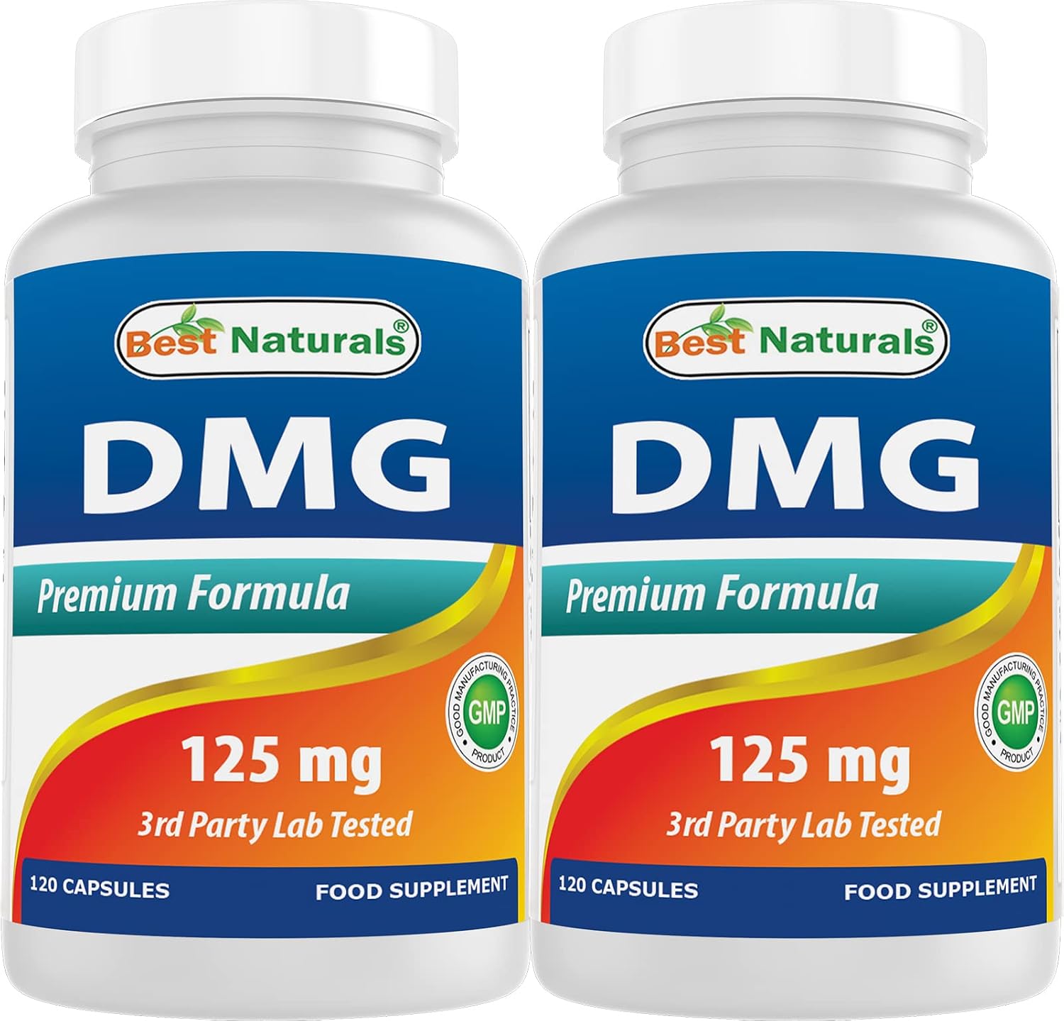Best Naturals DMG 125 mg – 120 Cápsulas (Pack de 2)