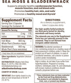 Alkaline Herb Shop Musgo Marino y Bladderwrack - 90 Cápsulas