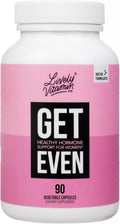 LIVELY VITAMIN CO. Get Even - Equilibrio Hormonal Femenino - Reduce Síntomas de Período, PMS y Menopausia - 90 Cápsulas