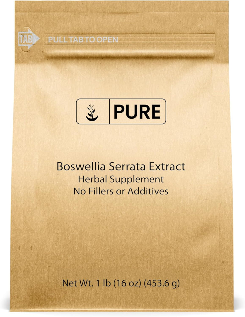 PURE ORIGINAL INGREDIENTS Boswellia Serrata Extracto en Polvo (454g) Suplemento Herbal, No Transgénico