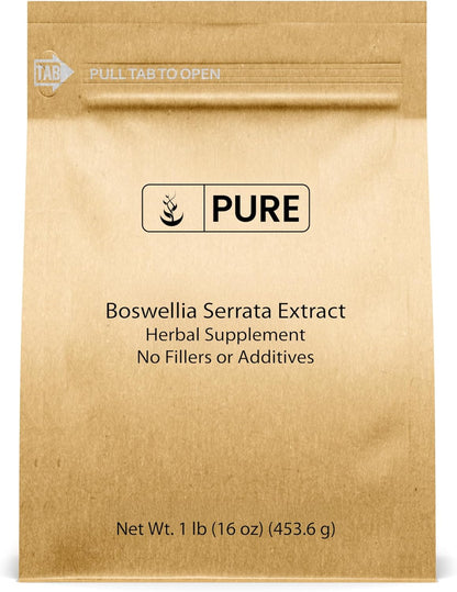 PURE ORIGINAL INGREDIENTS Boswellia Serrata Extracto en Polvo (454g) Suplemento Herbal, No Transgénico – Image 1