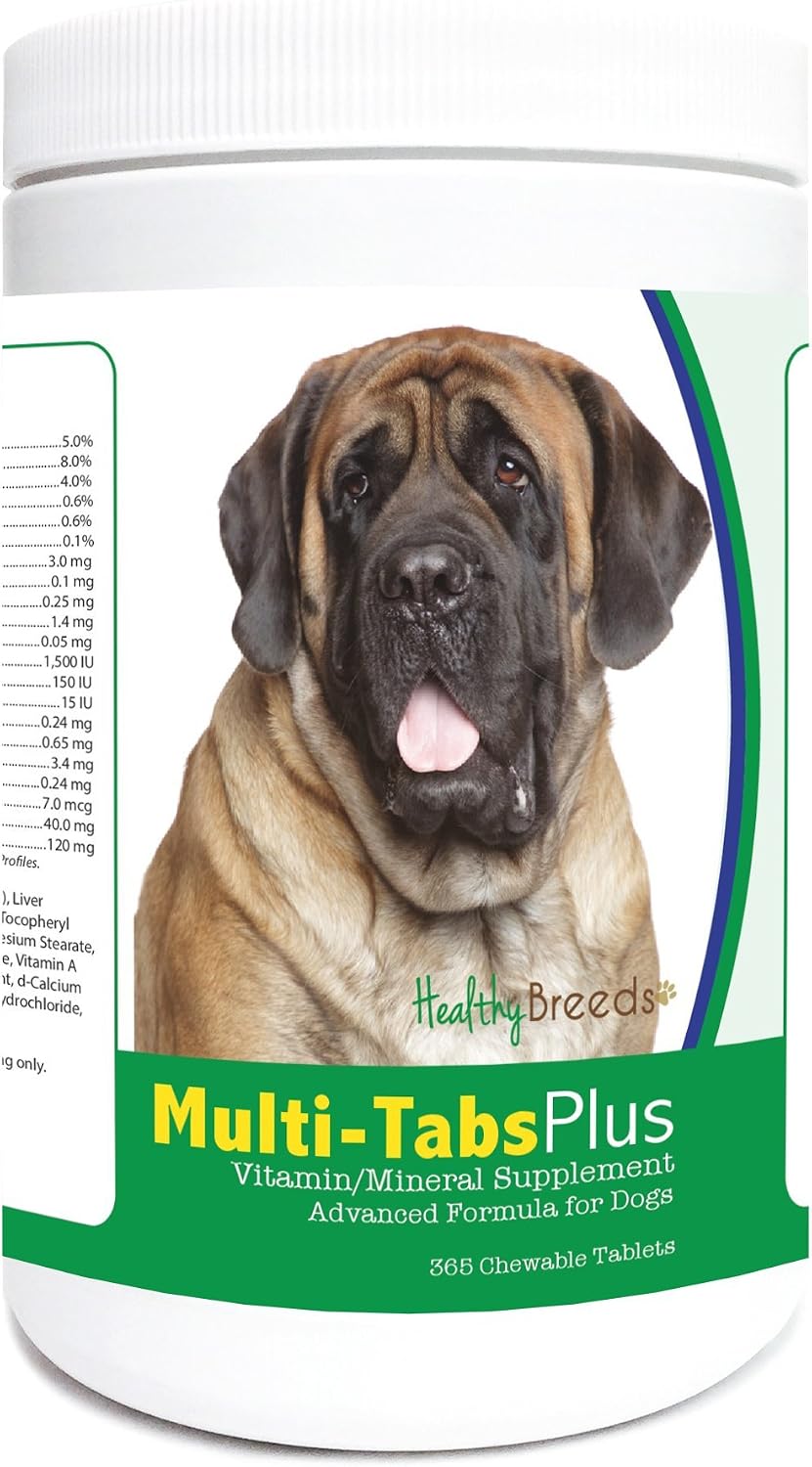Healthy Breeds Mastiff Multi-Tabs Plus Comprimidos Masticables 365 unidades