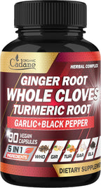Cadane 5in1 Mezcla Herbal de Clavo de Olor | Apoyo Digestivo e Inmunitario | 90 Cápsulas