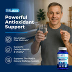 Resveratrol 1000 mg por Dosis - 180 Cápsulas Vegetales - Suplemento Antioxidante Natural