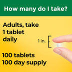Nature Made Vitamina D3 1000 UI (25 mcg) - 100 Comprimidos