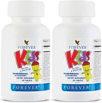 Forever Kids Multivitamínico Masticable Sabor Uva - 120 Comprimidos (Pack de 2)