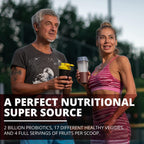 ChocoBerry Blast Superfood Powder – Mezcla Adaptógena de Superbayas con Remolacha, Champiñones y Polifenoles – Apoyo para la Recuperación, Energía y Salud Intestinal – Chocolate (480g)
