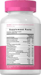 Carlyle Vitaminas Prenatales para Mujeres | 120 Cápsulas | Fórmula Multivitamínica y Mineral con Ácido Fólico | Sin Gluten y No Transgénico