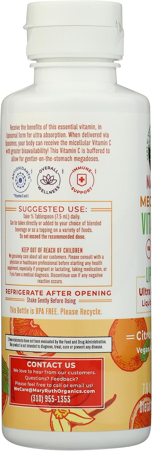 MaryRuth's Megadose Liposomal Vitamina C, 224 ml