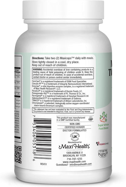 Maxi Health Multivitaminas para Hombres y – L-taurina: Un aminoácido que apoya la función cardiovascular y – Image 4
