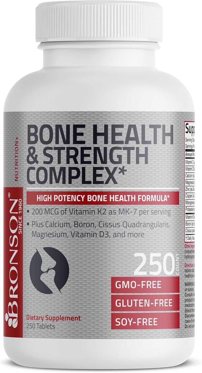 Bronson Complejo Óseo Bone Health & Strength, 250 comprimidos