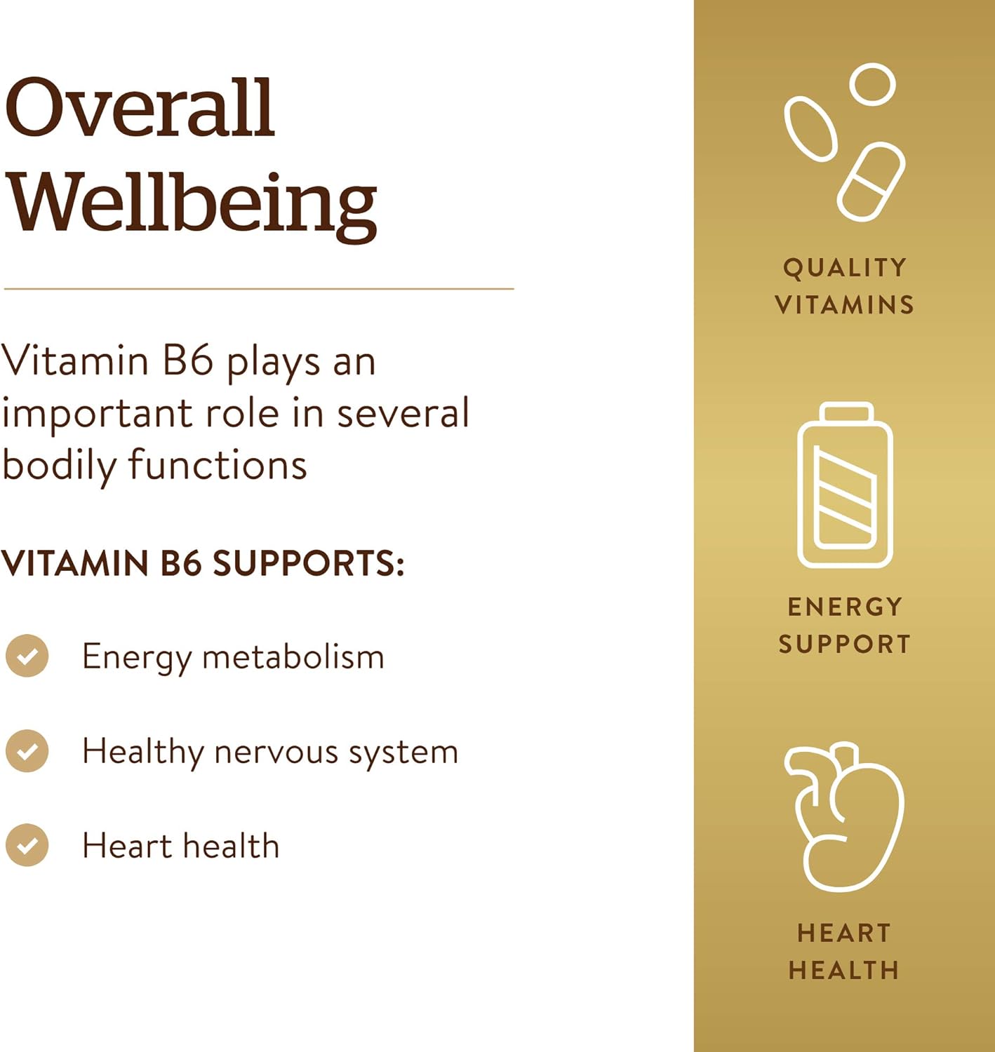 Solgar Vitamina B6 25 mg, 100 Comprimidos
