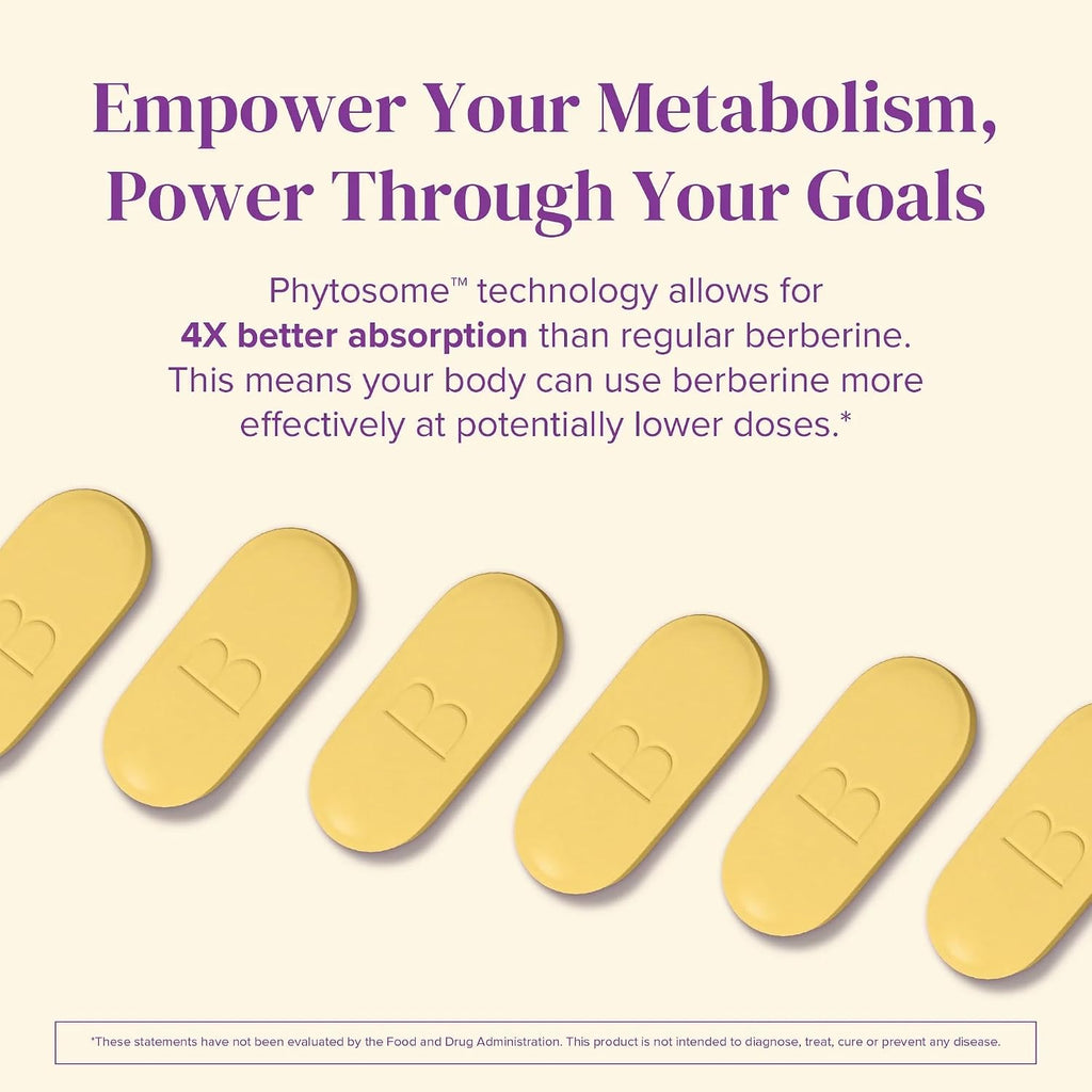 BariMelts Berberine Phytosome 550mg – 60 Caplets Recubiertos