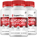 Super Flow Capsules - Suplemento Avanzado, Fórmula Natural para Mantener Niveles Saludables, Máxima Potencia (3 Paquetes - 180 Cápsulas)