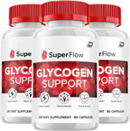 Super Flow Capsules - Suplemento Avanzado, Fórmula Natural para Mantener Niveles Saludables, Máxima Potencia (3 Paquetes - 180 Cápsulas)
