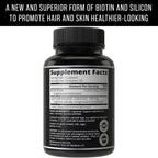 Lustriva - Suplemento de Biotina 10000mcg para el Cuidado del Cabello y la Piel