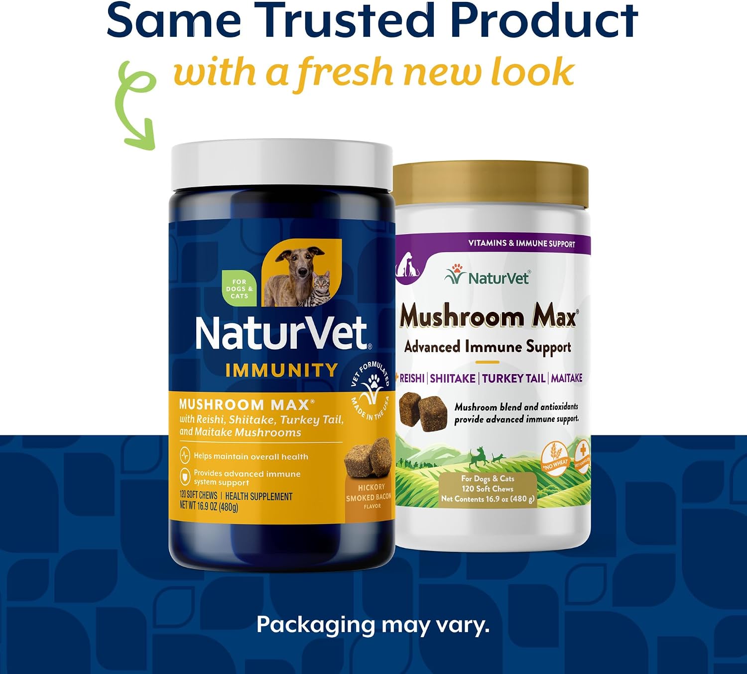 NaturVet Mushroom Max Suplemento Inmunológico Avanzado para Perros – Con Shiitake, Reishi y Cola de Pavo – 120 Comprimidos