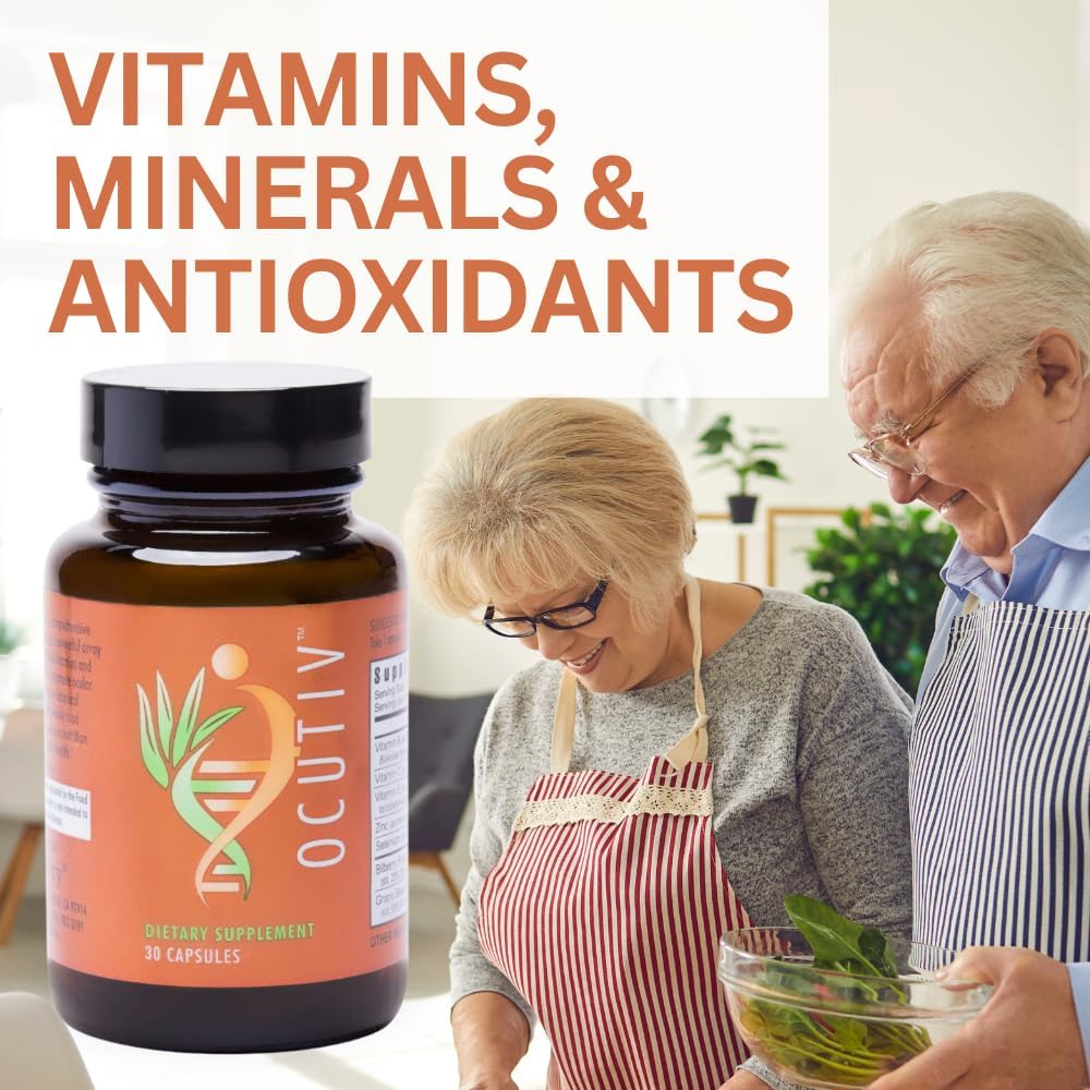 Youngevity Ocutiv - Suplemento vitamínico y mineral para la vista