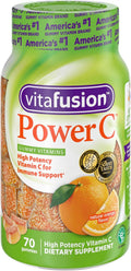 Vitafusion Power C Gomitas de Vitamina C, 70 unidades, Paquete de 3