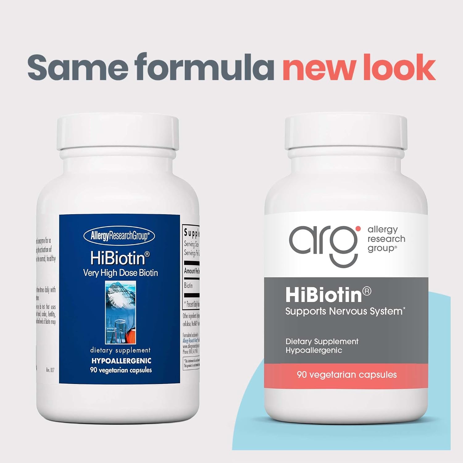 ARG HiBiotin - 100 mg de Biotina - 90 Cápsulas