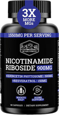 Black Forest NAD – Nicotinamida Ribósido 900 mg + Quercetina 500 mg + Resveratrol 150 mg