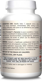 Jarrow Formulas L-Tyrosine 500 mg - 100 Cápsulas