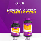 Prati Donaduzzi Vitamina E 400 IU (180 mg dl-Alfa) – 300 Cápsulas Blandas