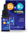 CanPrev D3 & K2 Drops - Gotas líquidas de vitamina D3 y K2 MK-7 con MCT, 15 ml (450 gotas)