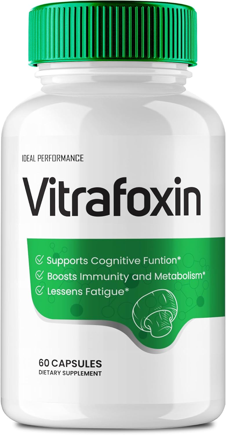 IDEAL PERFORMANCE Vitrafoxin Cápsulas - Suplemento para la Salud Nerviosa y Cerebral, 60 Cápsulas