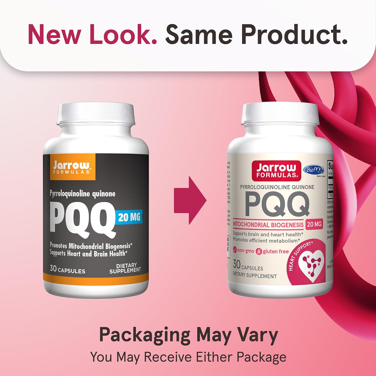 Jarrow Formulas PQQ 20 mg – Dietary Supplement, 30 Vegetable Capsules