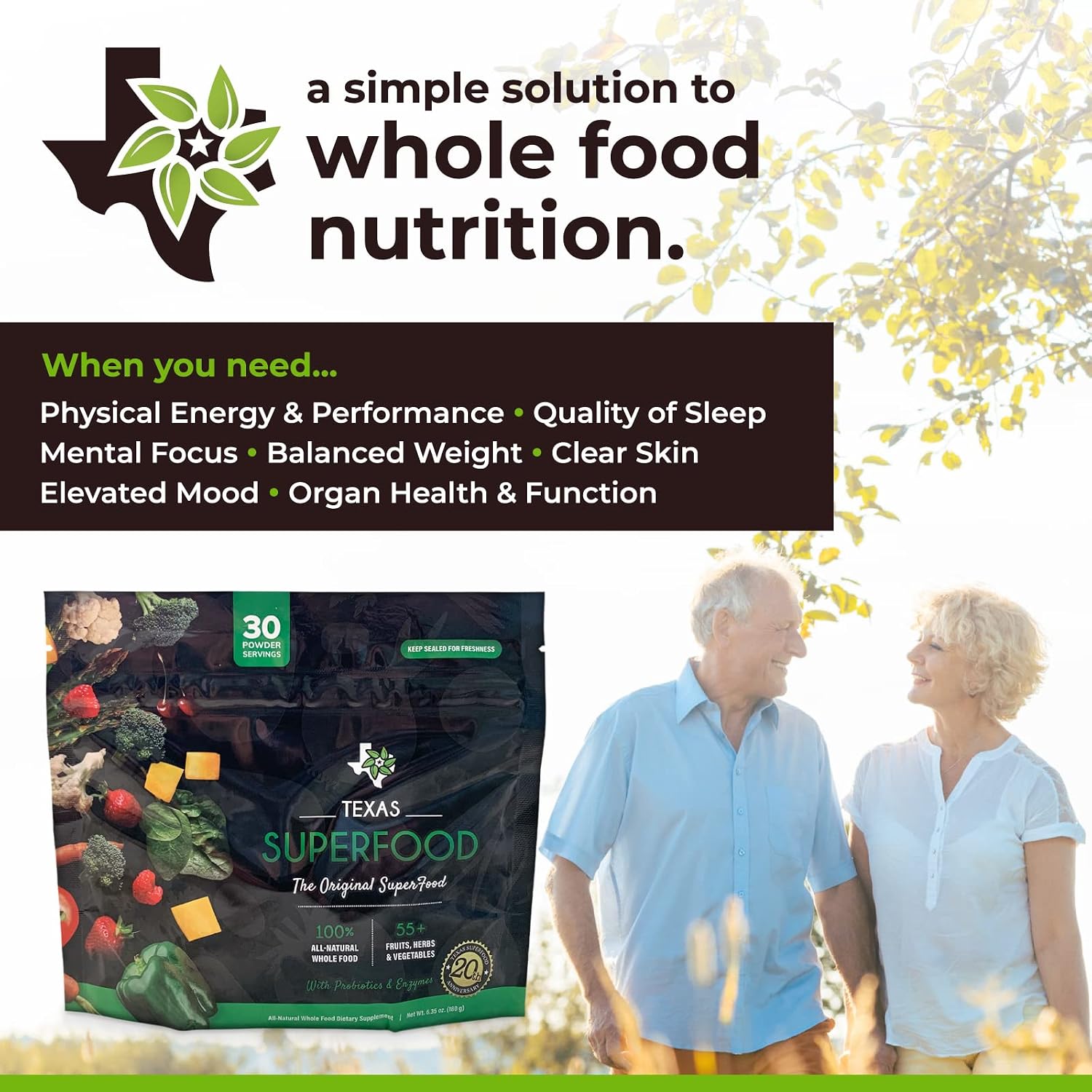 Texas SuperFood - Original Superfood Powder (180g)