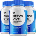 Nervo Vive Suplemento Cerebral – Fórmula Máxima Potencia Natural para Memoria y Concentración (3 Paquetes – 180 Cápsulas)