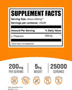 BulkSupplements L-Theanine en Polvo (5kg)