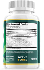 Nerve Forte (2 Pack) - Cápsulas de Fórmula Avanzada para el Bienestar General, 120 Cápsulas