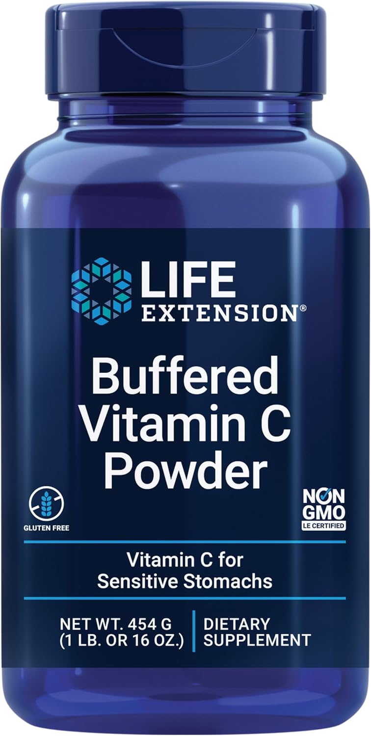 Life Extension Vitamina C Tamponada en Polvo, 454 g