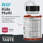 Wild Foods Gomitas Multivitamínicas para Niños – 60 Gomitas