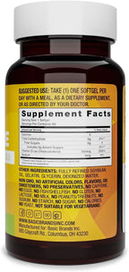 Basic Brands Happy Sunshine Vitamin D3 2000 IU, Sin Gluten | 60 Softgels