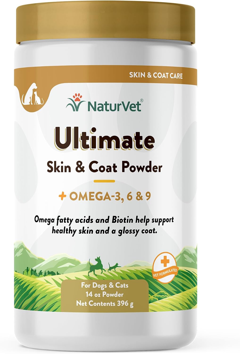 NaturVet Scoopables Omega-Gold Aceite de Anchoa y Salmón para Perros y Gatos - 311 g