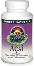 Extracto de Acai 500 mg, 120 Cápsulas