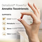 Sunergetic Premium Annatto Tocotrienol – Vitamina E 300 mg – DeltaGold – 30 Cápsulas Líquidas