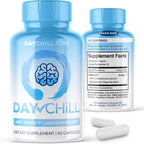 Chill Pill Happy Pills - Suplemento para el estado de ánimo con corteza de magnolia y DHH-B, 60 cápsulas