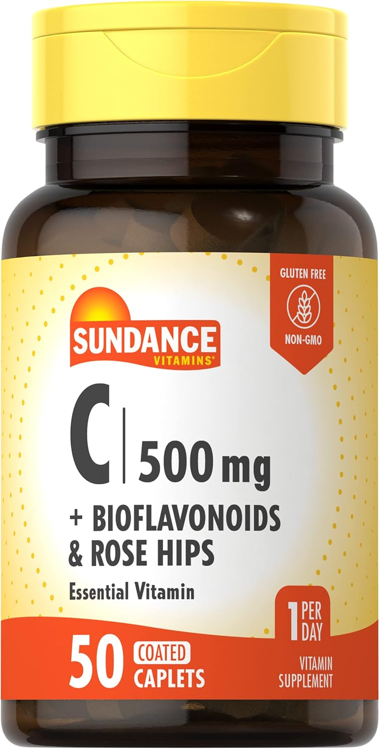 Sundance Vitamina C 500mg con Bioflavonoides y Escaramujo