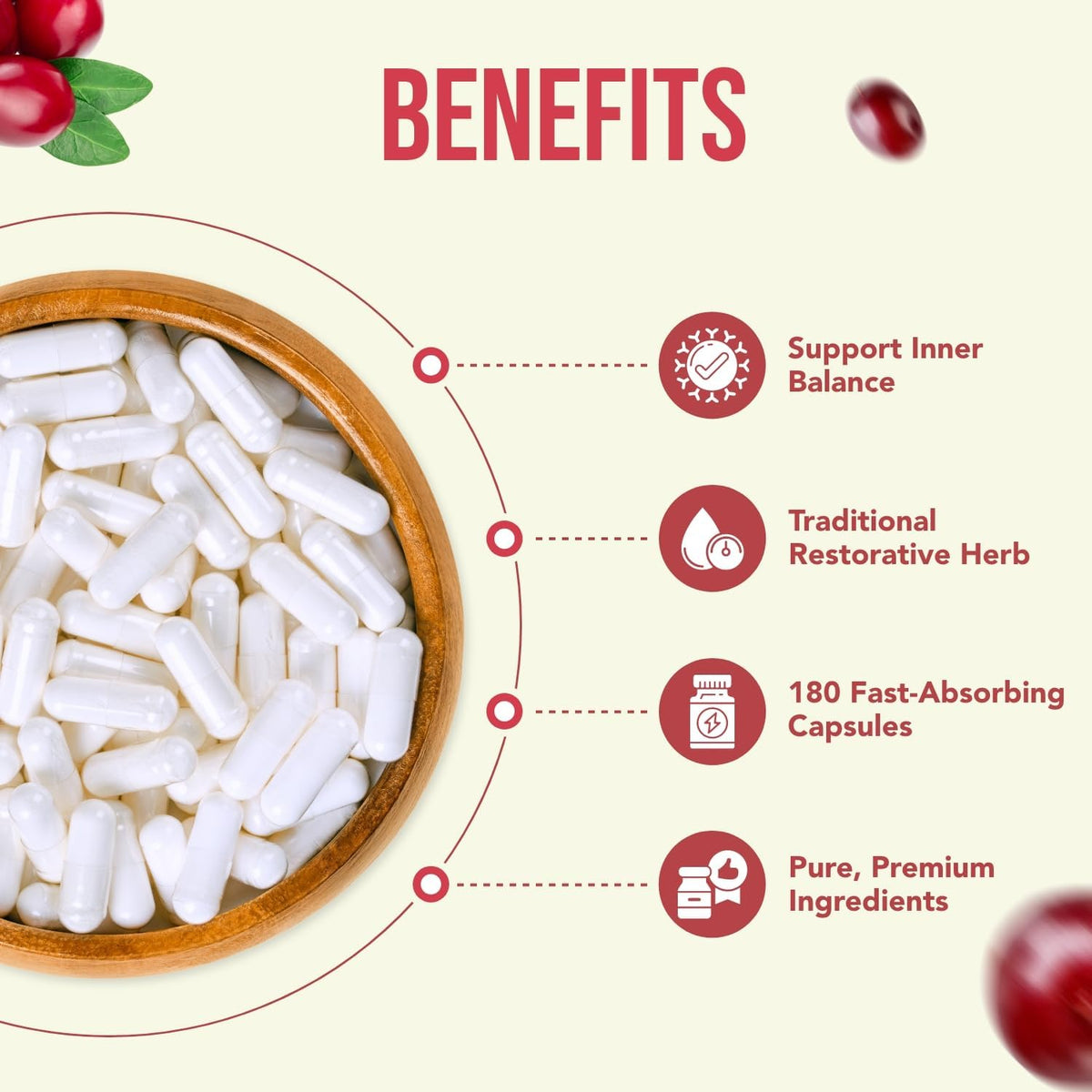 High Strength Berberina 500mg con Quercetina - Complemento Vegano (180 Cápsulas) – Image 4
