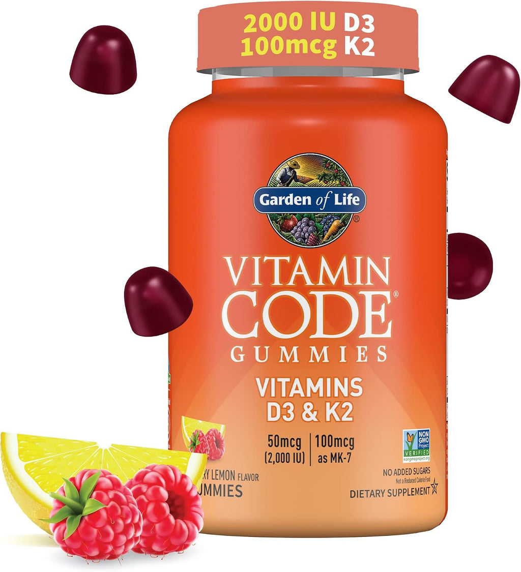 Garden of Life Vitamin Code D3 & K2 Gominolas, 45 gominolas