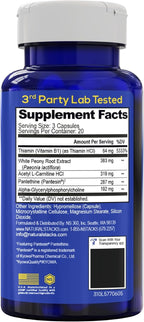 Acetylcholine Brain Food - Acetil L-Carnitina y Alpha GPC - 120 Cápsulas