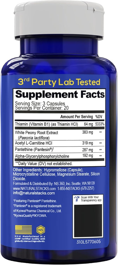 Acetylcholine Brain Food - Acetil – Apoyar la memoria a corto y largo plazo gracias al aporte de colina. – Image 7