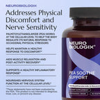Neurobiologix PEA Soothe Support – Fórmula de PEA y Resveratrol para el Bienestar Nervioso y Muscular, 90 Cápsulas