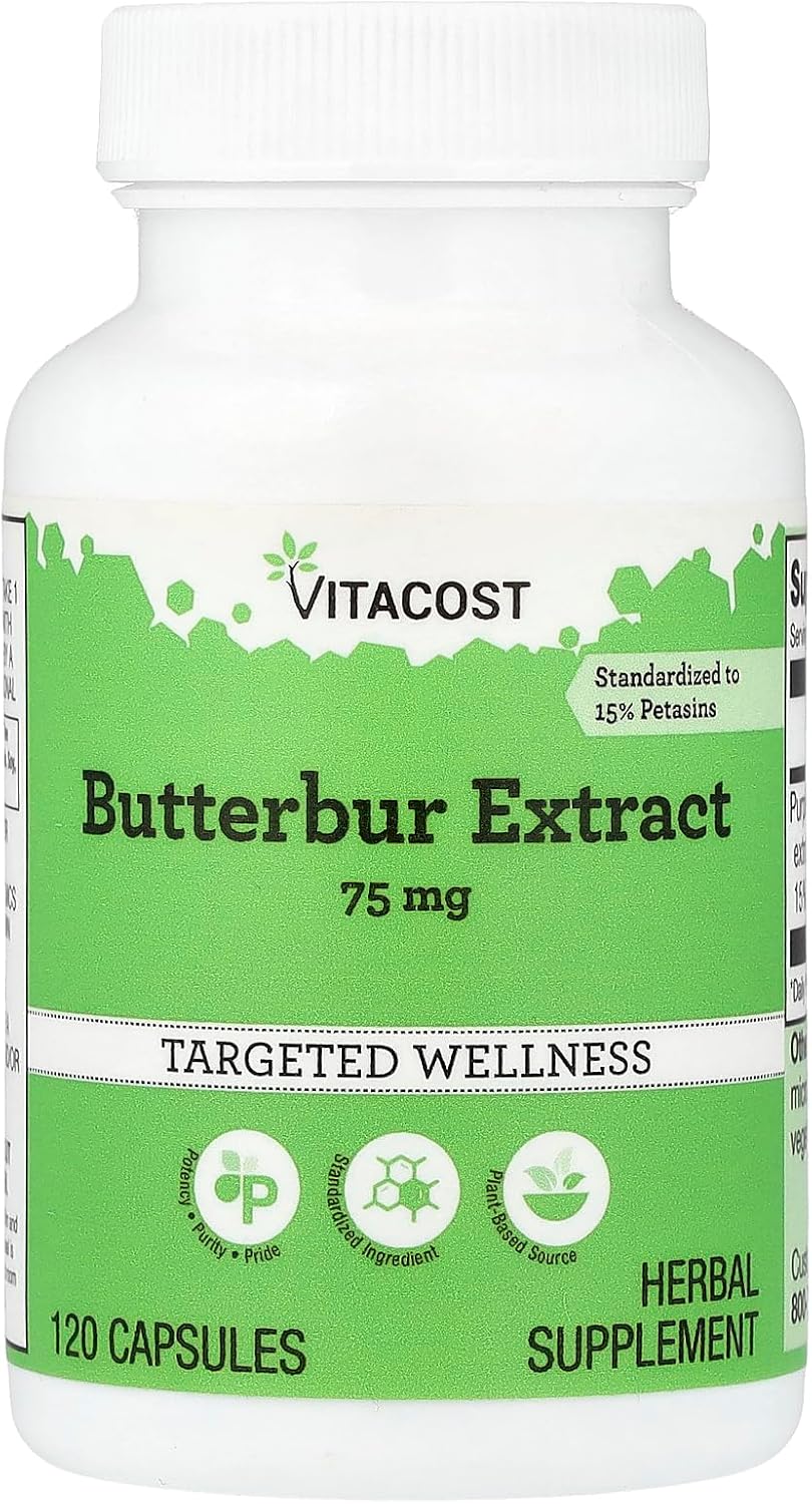 Vitacost Extracto de Petasita, 75 mg, 120 Cápsulas – Image 1