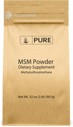MSM (Metilsulfonilmetano) en Polvo Puro - 2 Libras (907 g) - Suplemento de Azufre Natural
